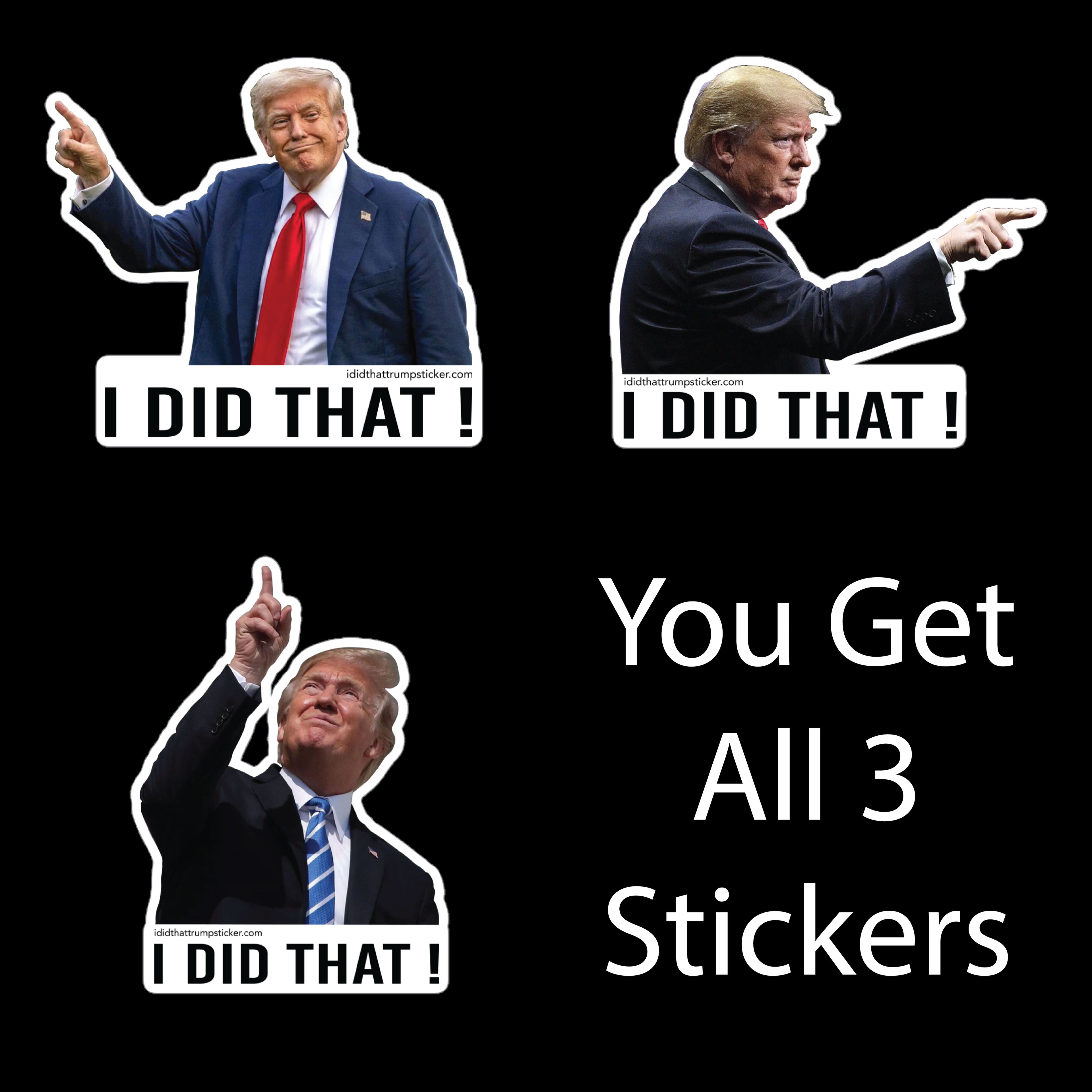 Trump Sticker - 3 Pack