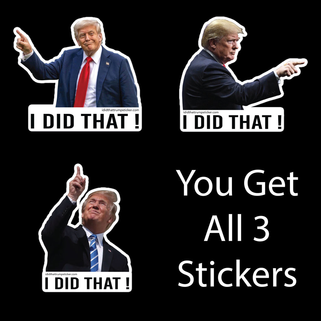 Trump Sticker - 3 Pack